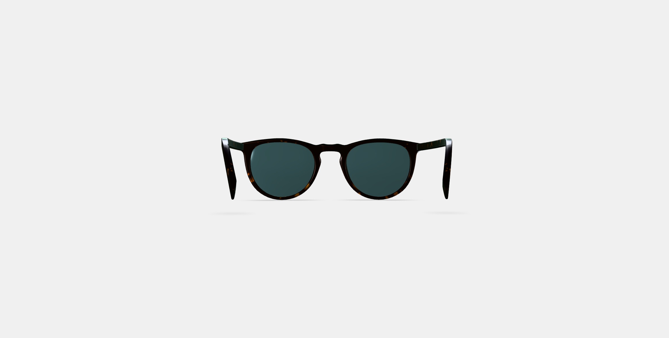 Haskell Low Bridge Fit Sunglasses in Whiskey Tortoise 3D model_14