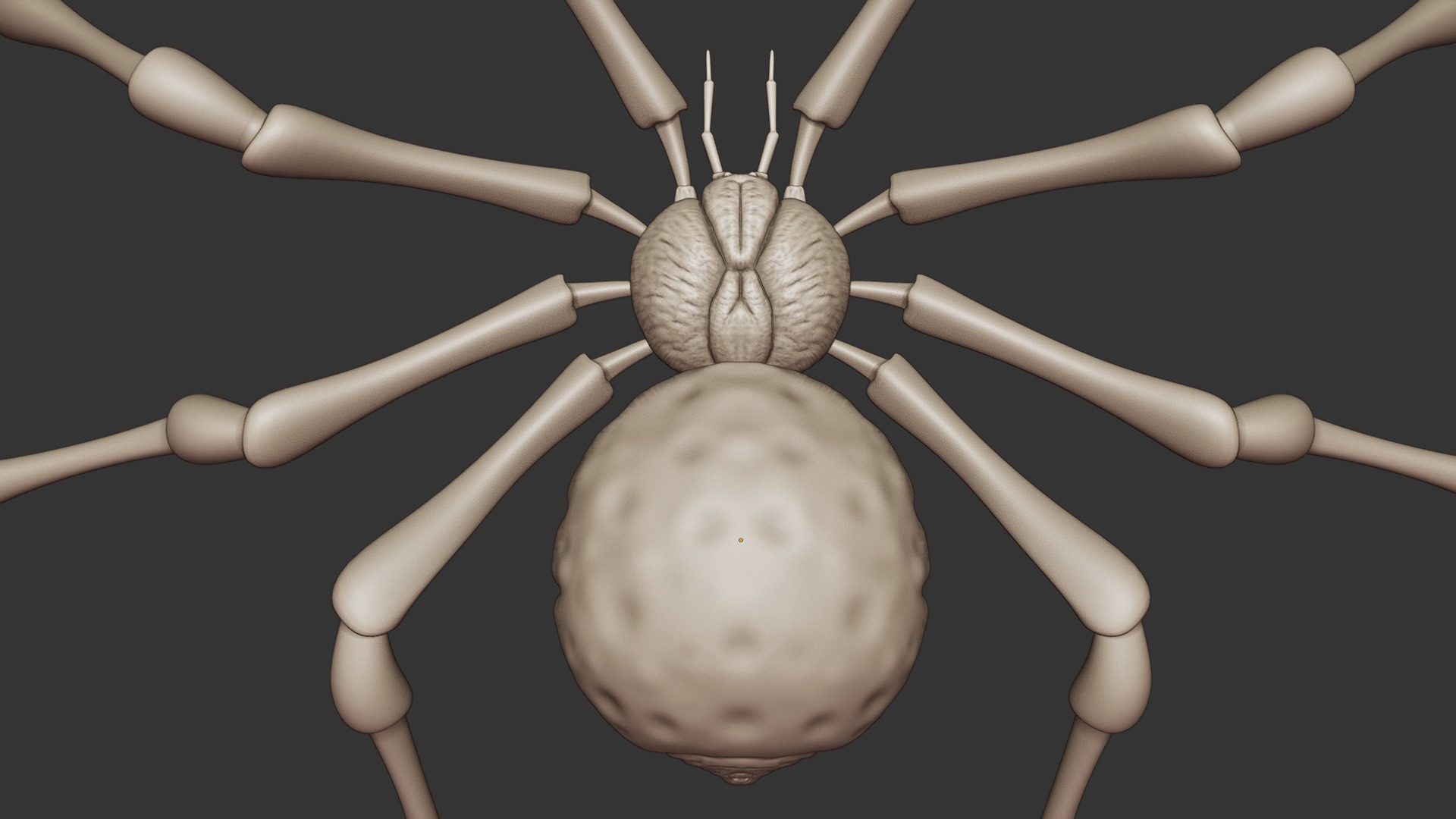 Stylized Spider Creature - High Poly Fantasy 3D Model 3D print model_20