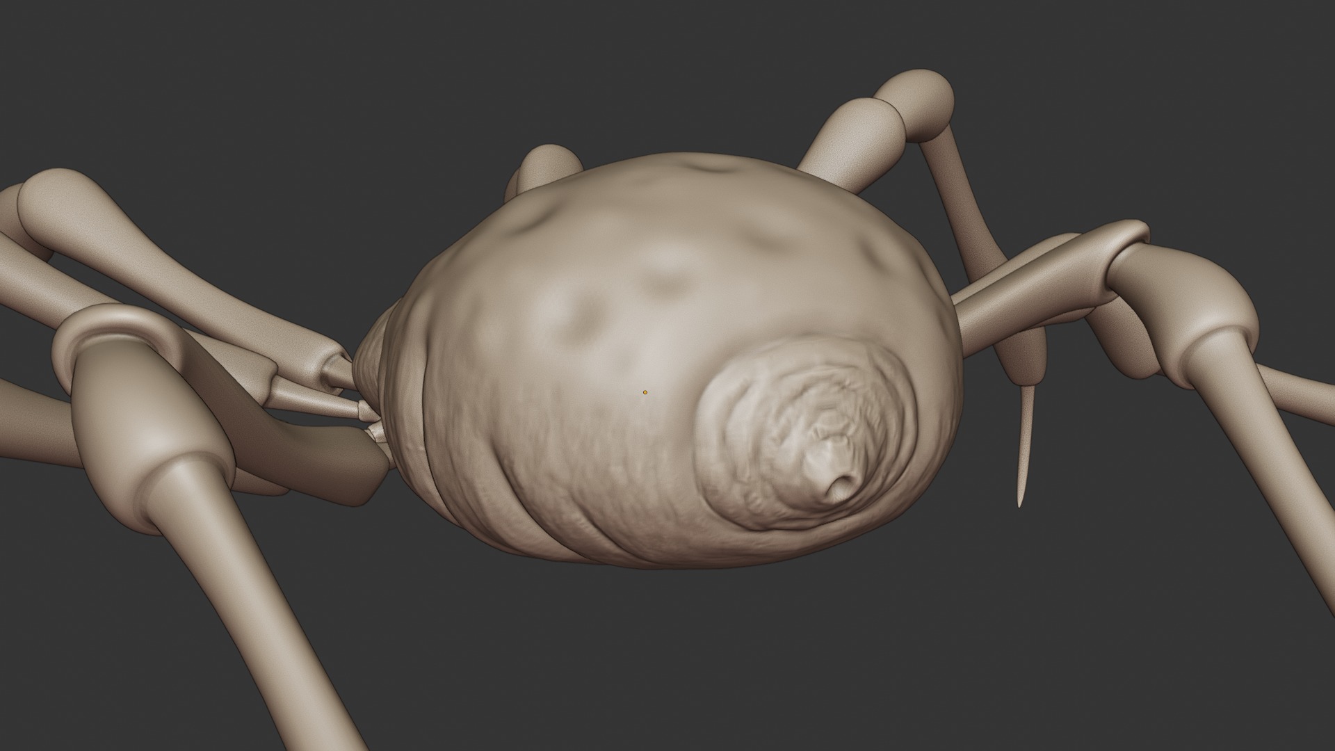 Stylized Spider Creature - High Poly Fantasy 3D Model 3D print model_16