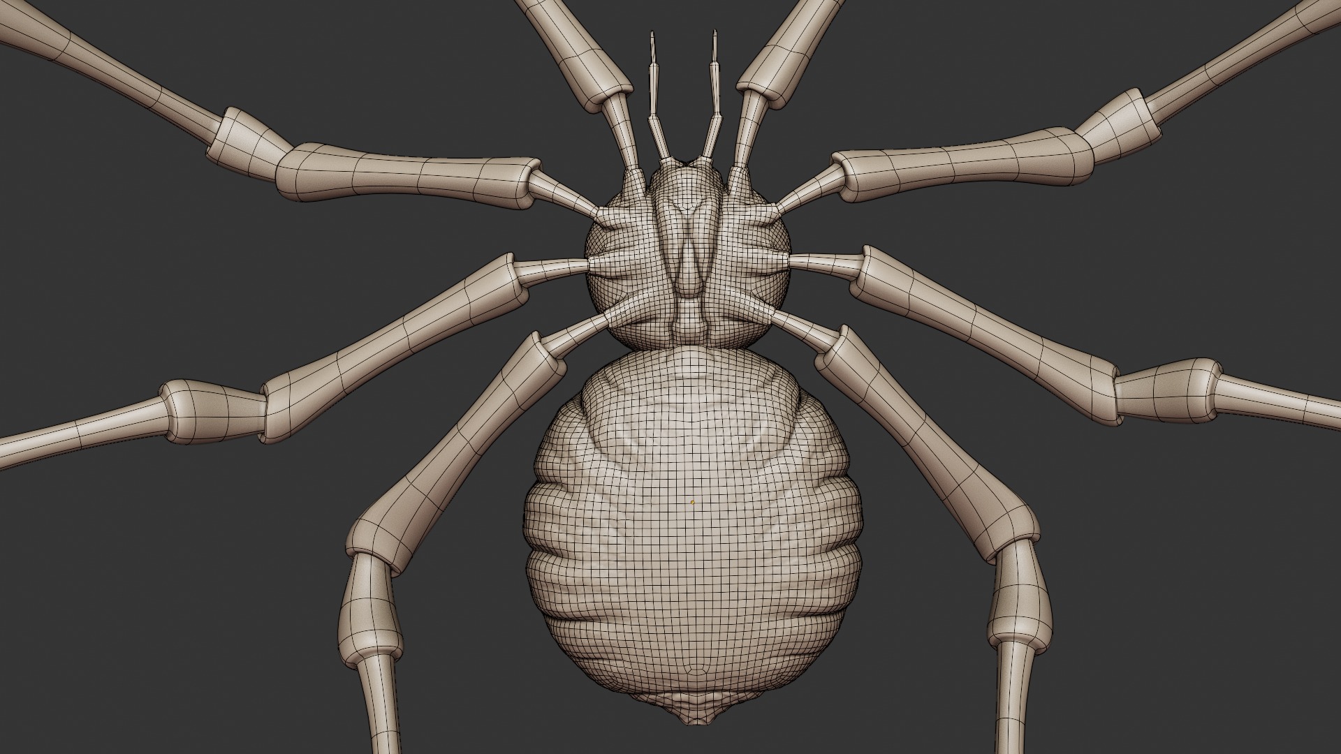 Stylized Spider Creature - High Poly Fantasy 3D Model 3D print model_25