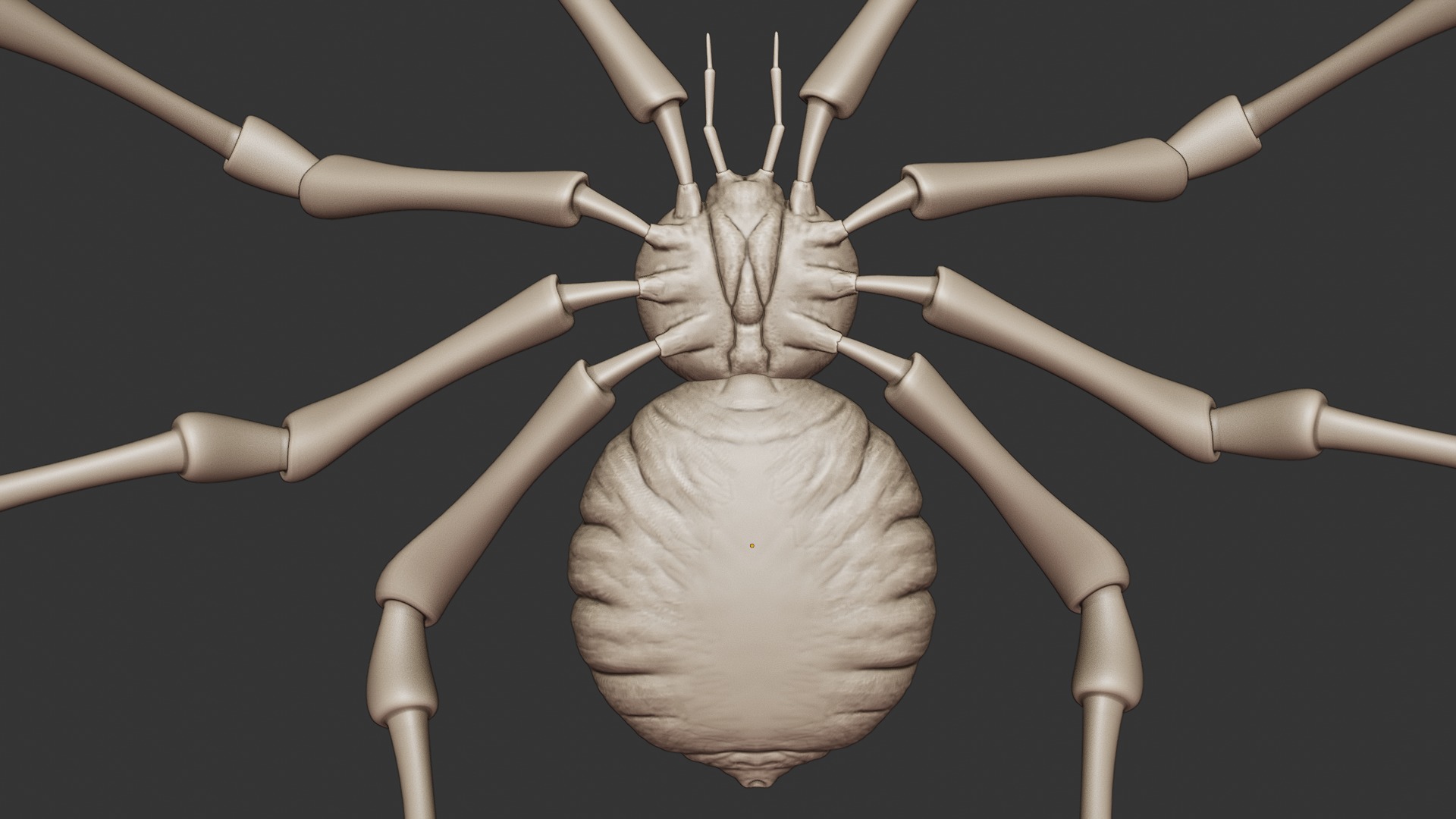 Stylized Spider Creature - High Poly Fantasy 3D Model 3D print model_24