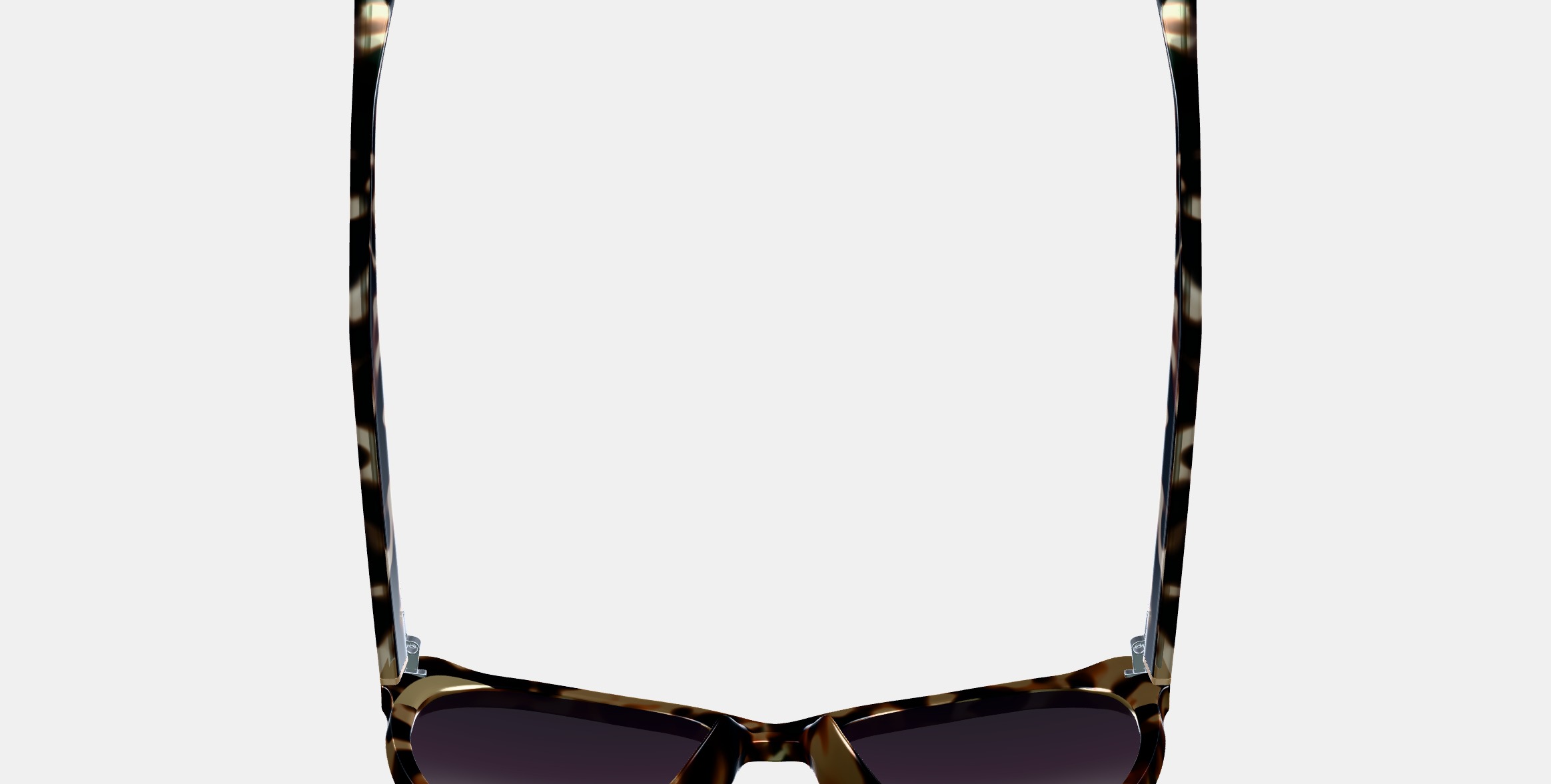 Rhea Low Bridge Fit Sunglasses in Truffle Tortoise 3D model_8