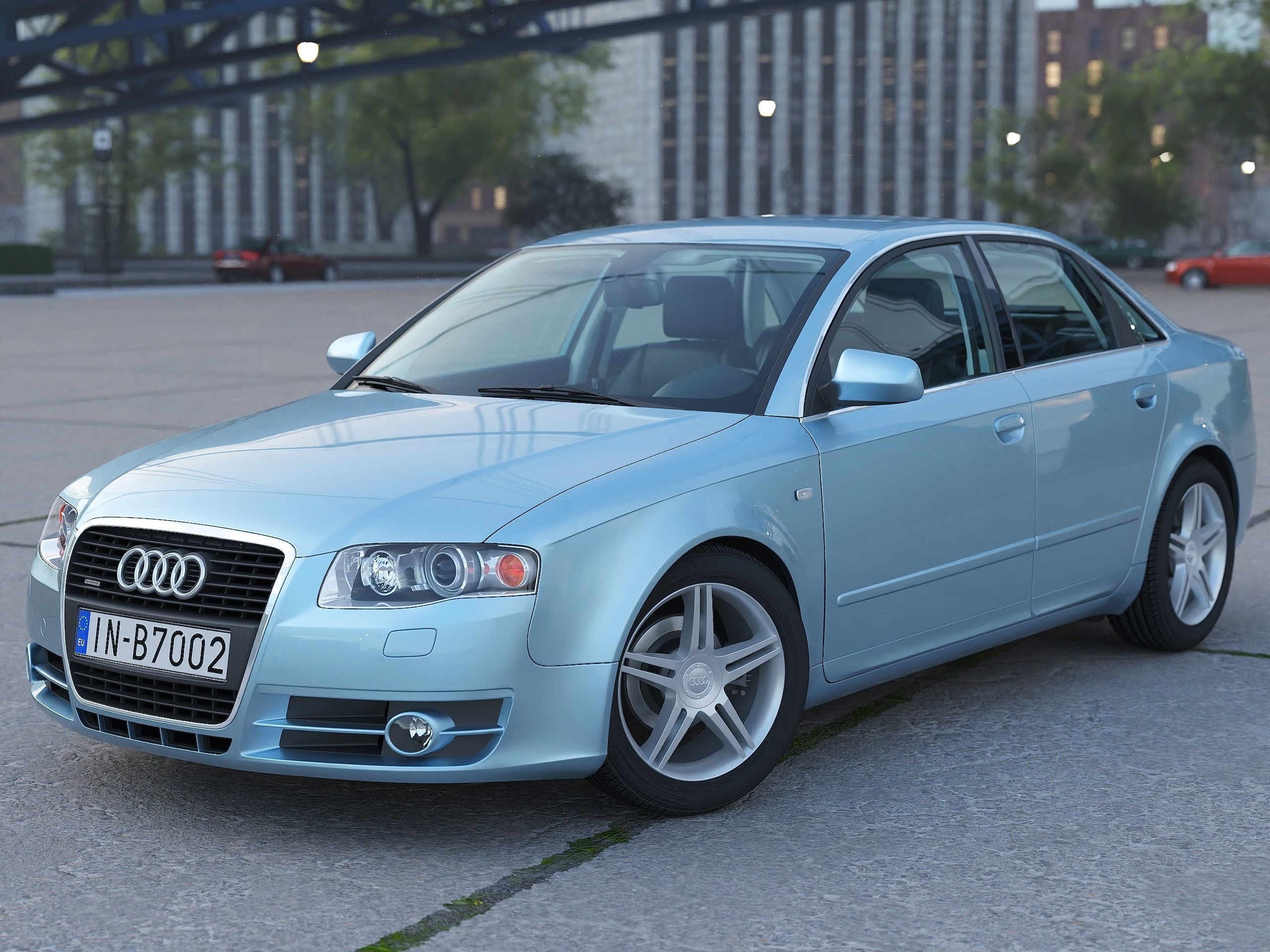Audi A4 2005 3D model_5