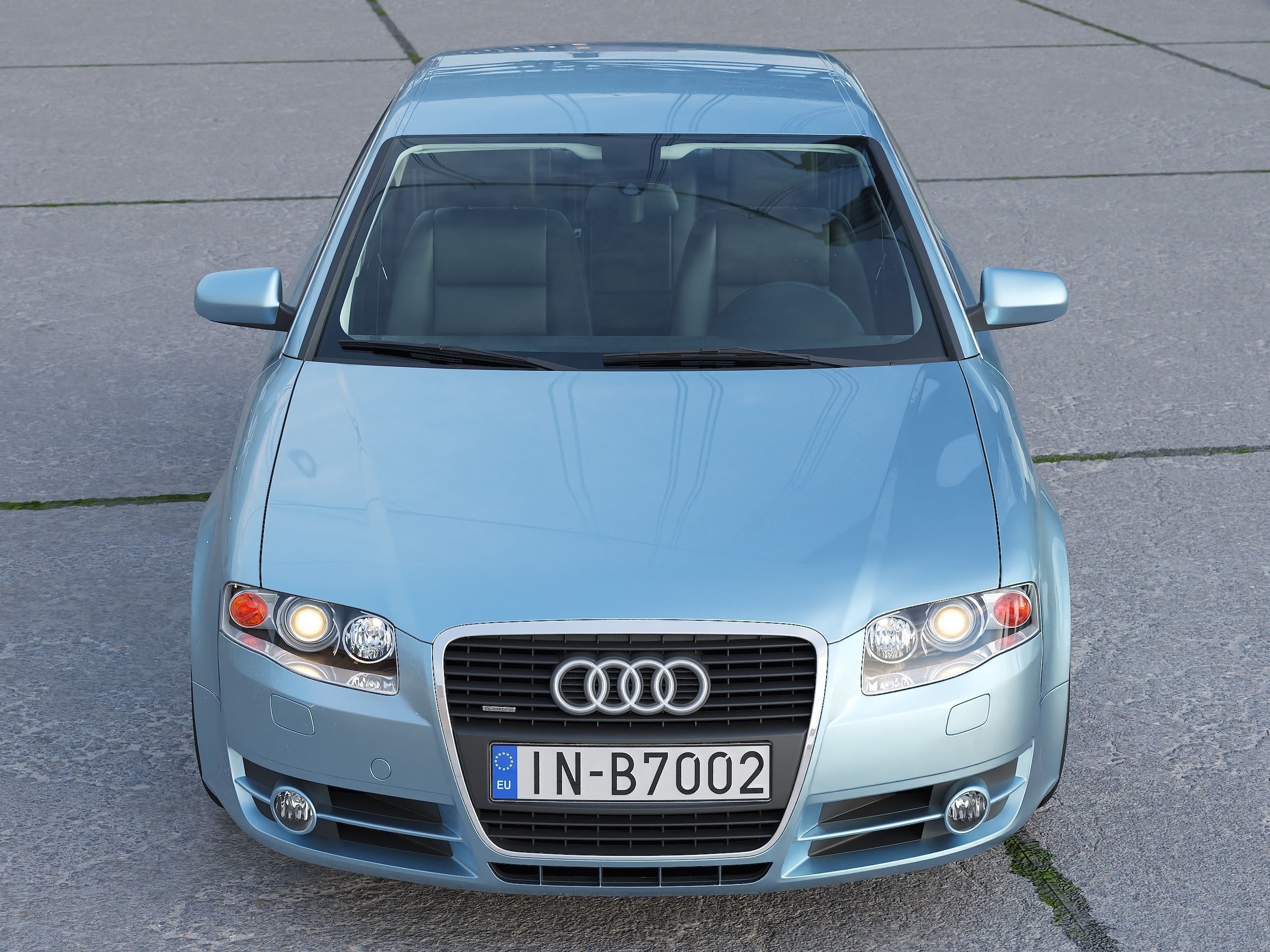 Audi A4 2005 3D model_2