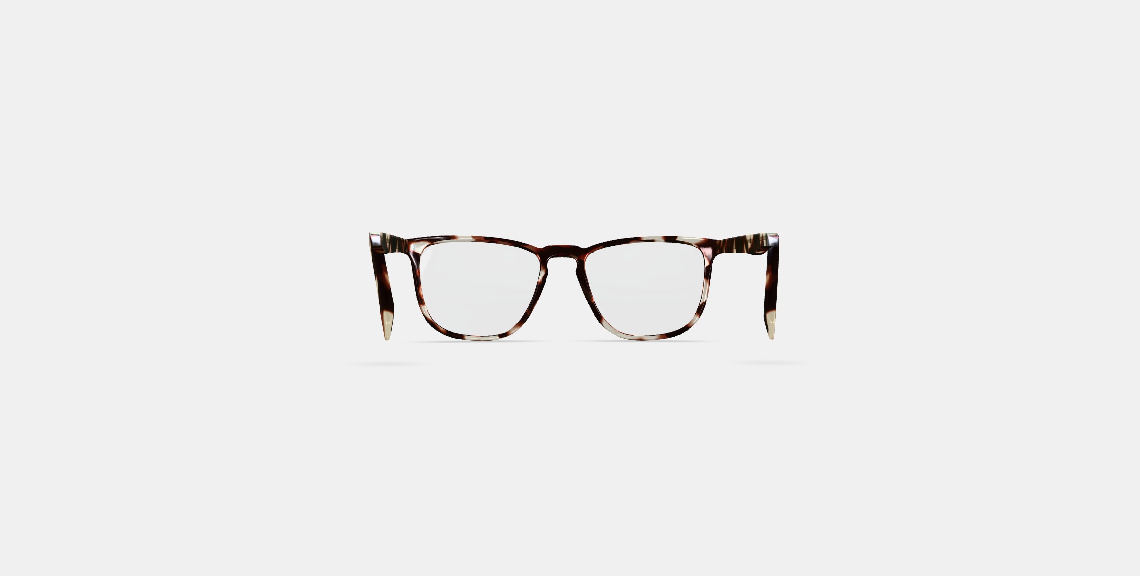 Vaughan Eyeglasses in Burnt Lemon Tortoise 3D model_14