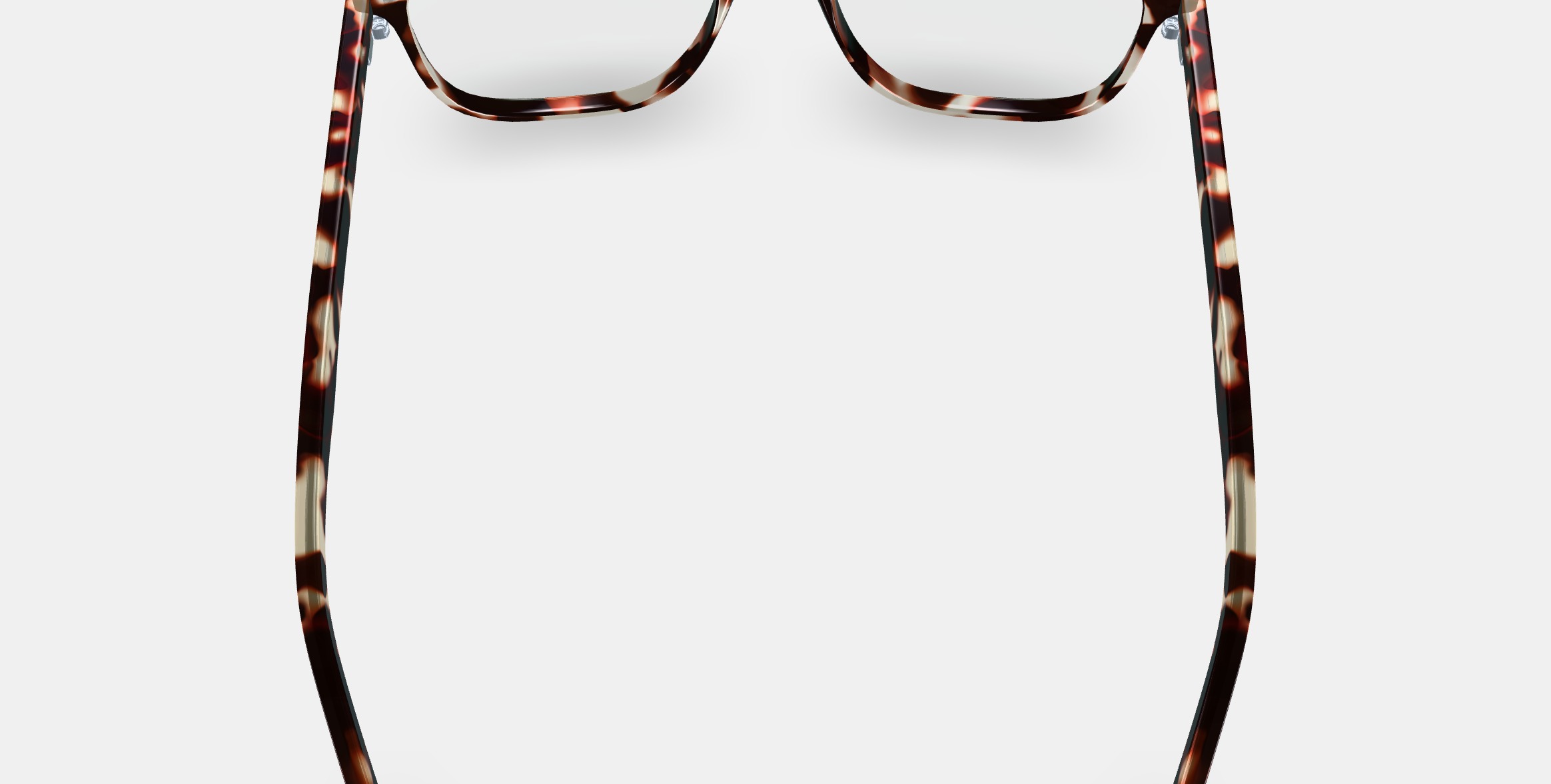 Vaughan Eyeglasses in Burnt Lemon Tortoise 3D model_4