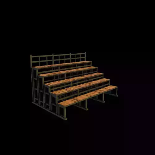 Bleacher 3D model