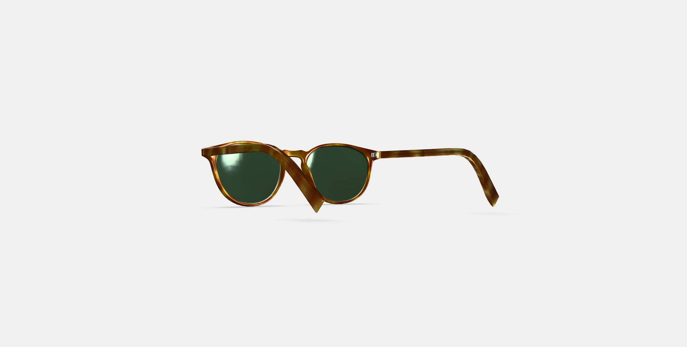 Butler Sunglasses in Butterscotch Tortoise 3D model_16