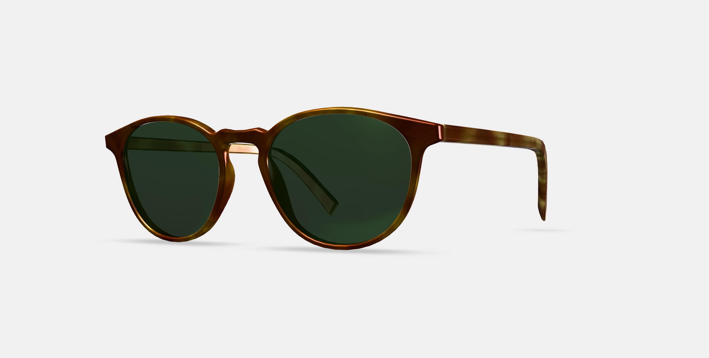 Butler Sunglasses in Butterscotch Tortoise 3D model_13