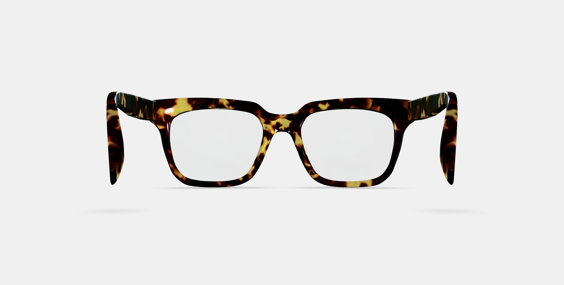 Winston Eyeglasses in Black Oak Tortoise 3D model_15