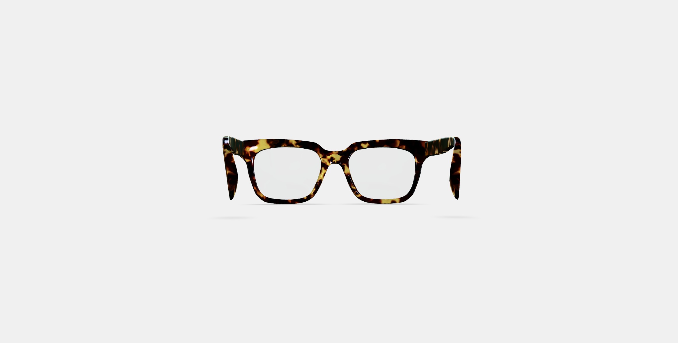 Winston Eyeglasses in Black Oak Tortoise 3D model_14