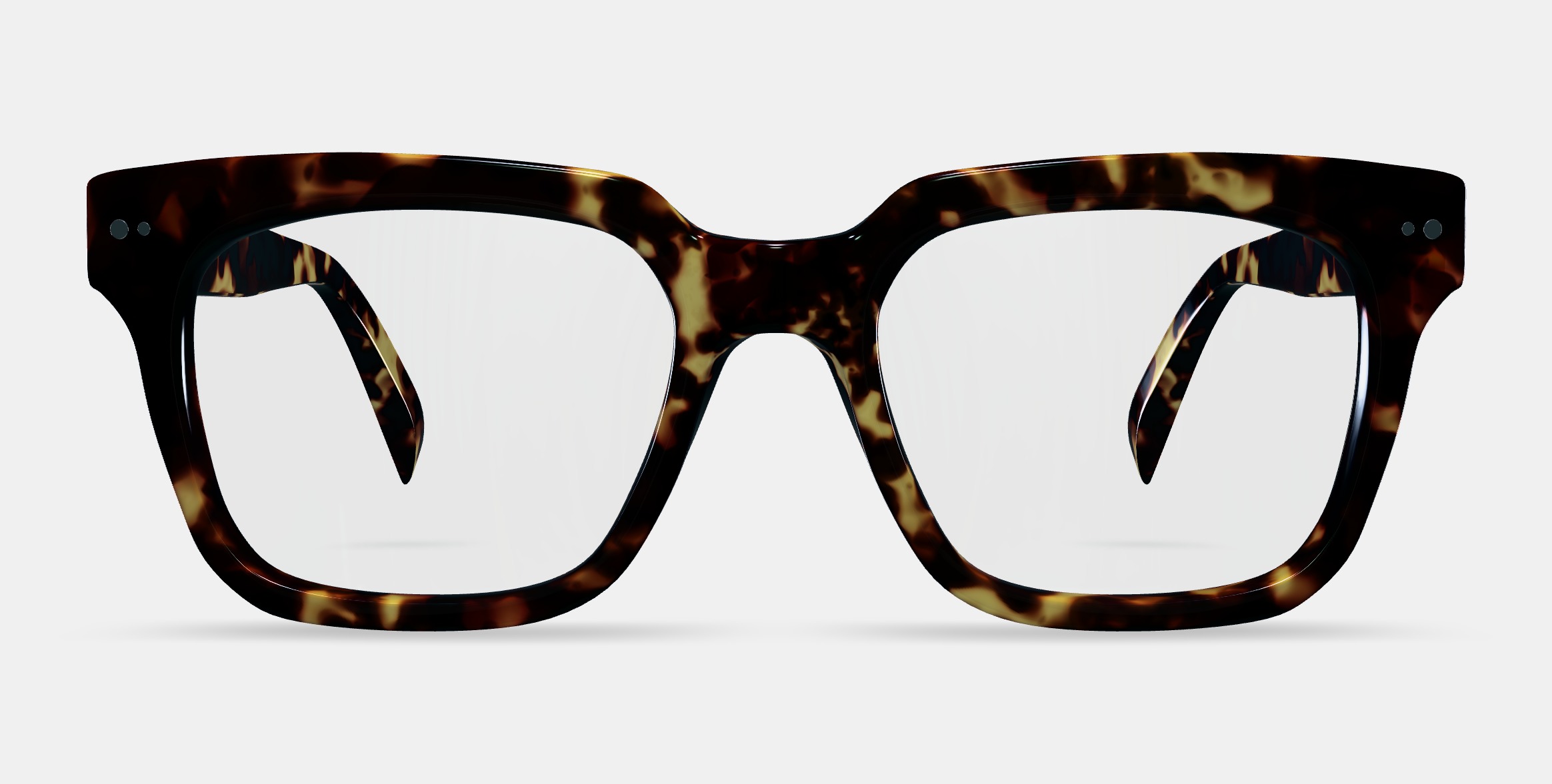 Winston Eyeglasses in Black Oak Tortoise 3D model_11