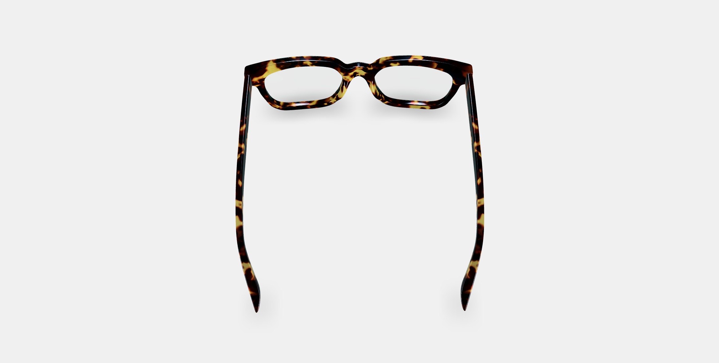 Winston Eyeglasses in Black Oak Tortoise 3D model_2