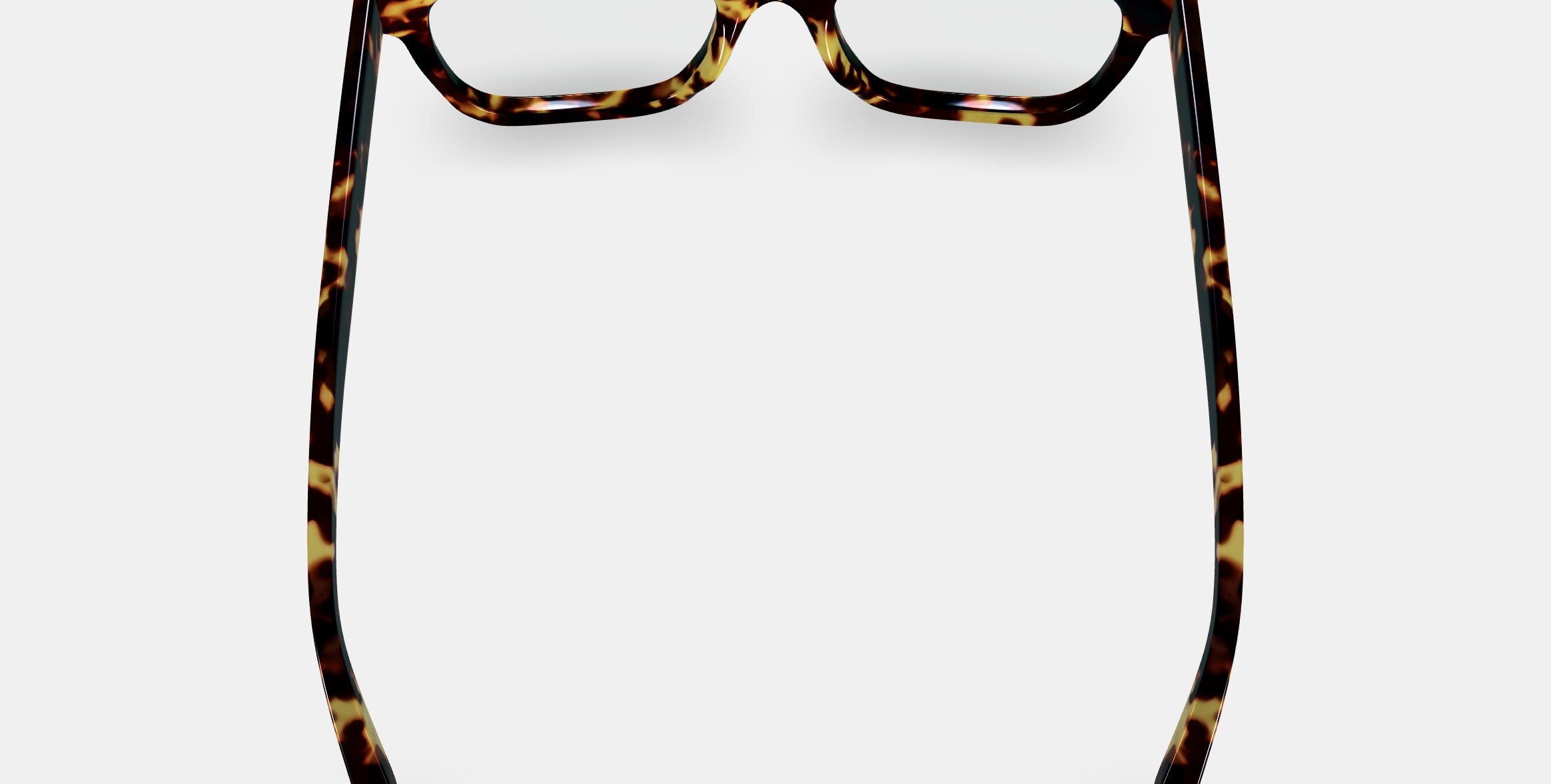 Winston Eyeglasses in Black Oak Tortoise 3D model_3