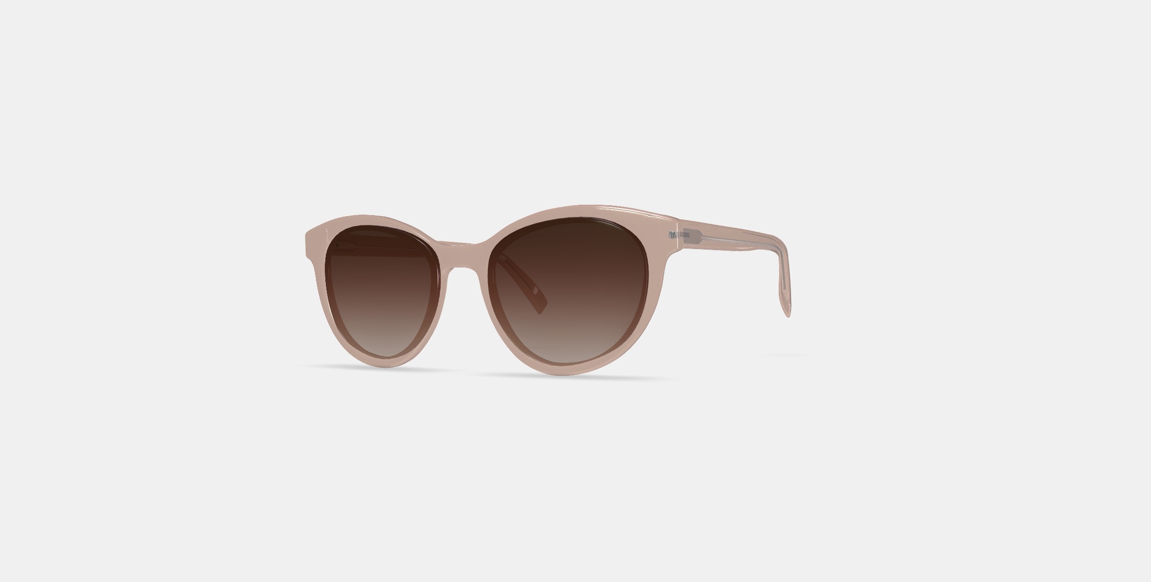 Raina Sunglasses in Elderflower Crystal 3D model_12