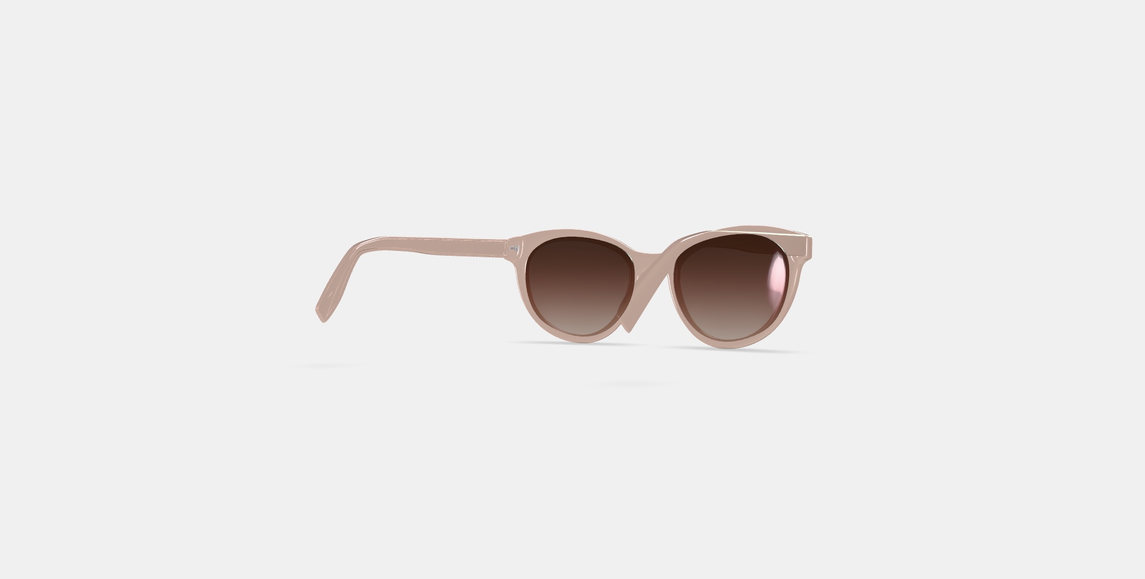 Raina Sunglasses in Elderflower Crystal 3D model_5