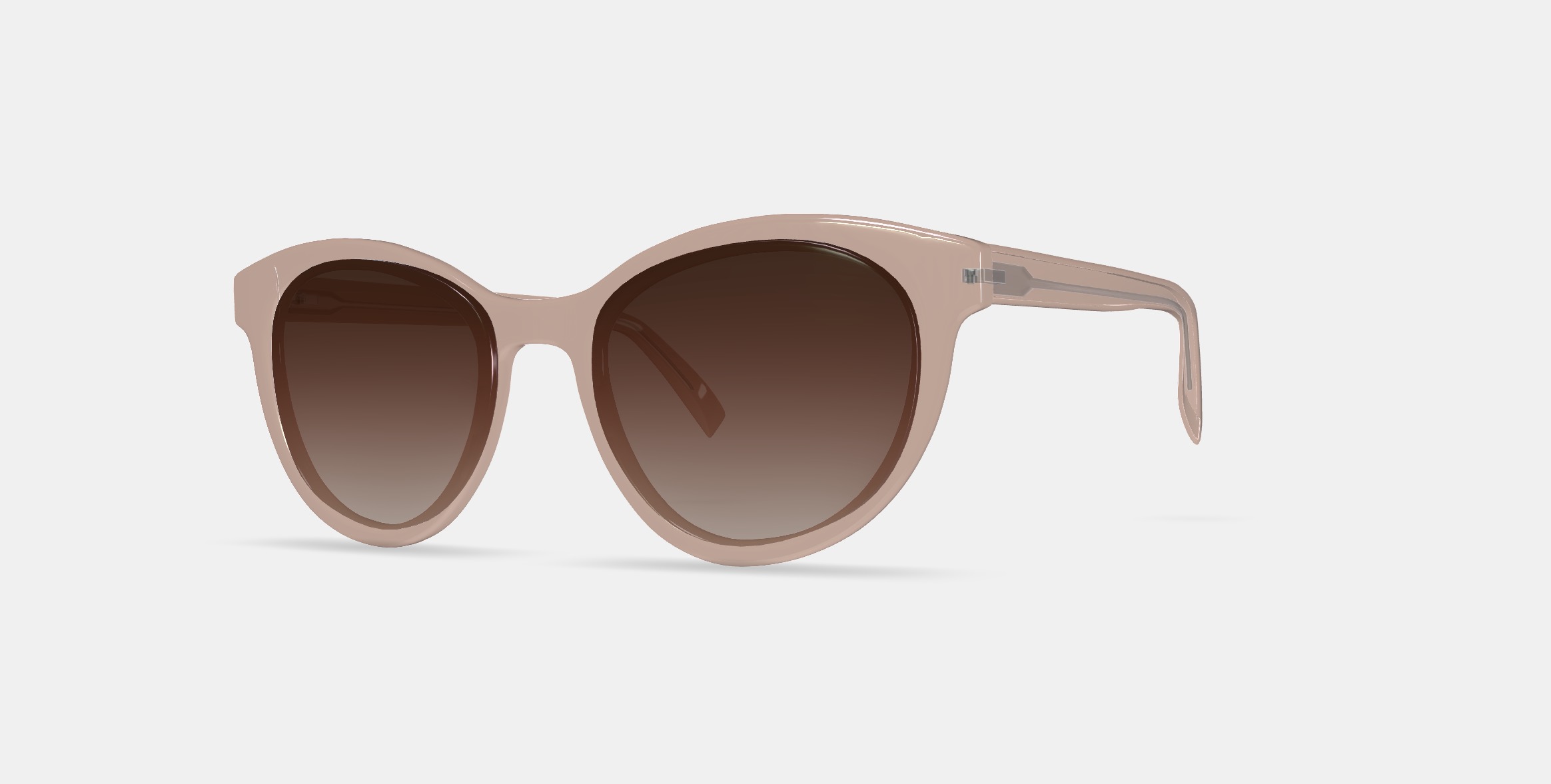 Raina Sunglasses in Elderflower Crystal 3D model_13