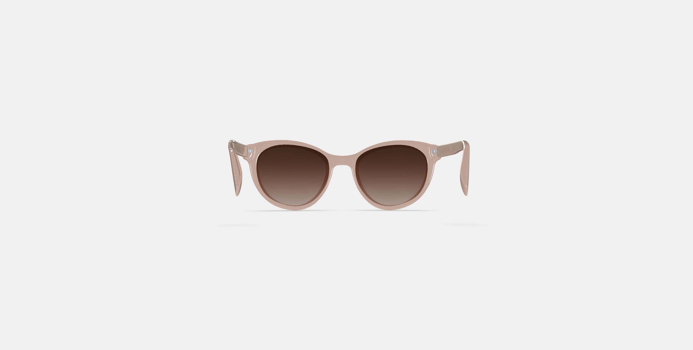 Raina Sunglasses in Elderflower Crystal 3D model_14
