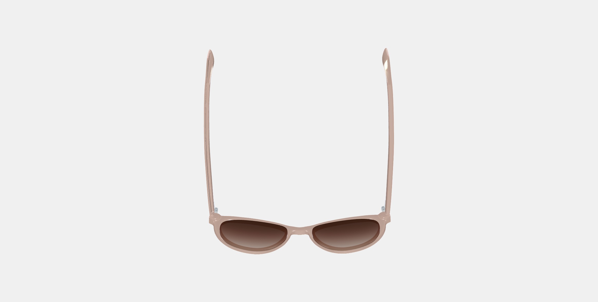 Raina Sunglasses in Elderflower Crystal 3D model_7