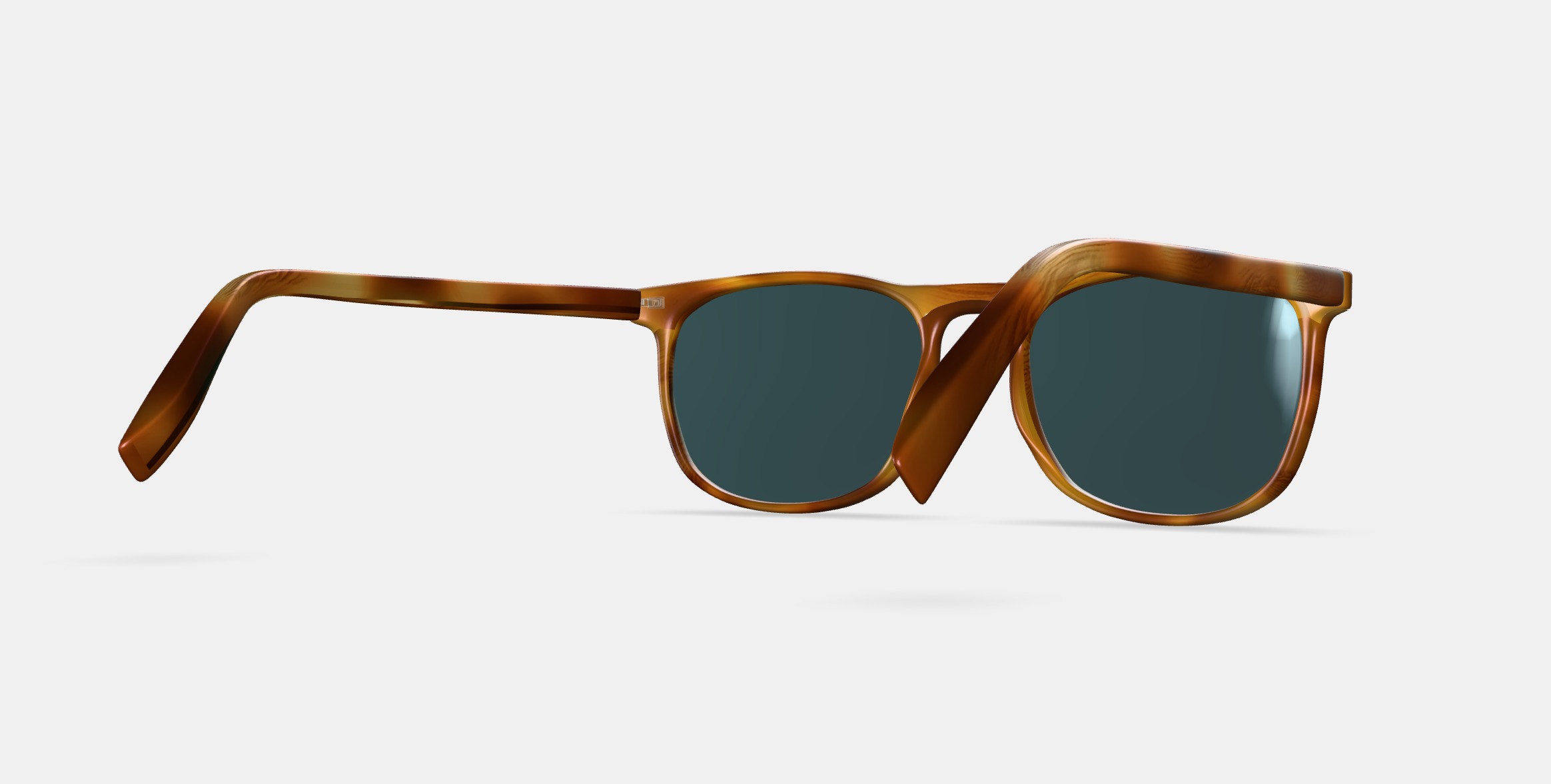 Alvin Sunglasses in English Oak Matte 3D model_6
