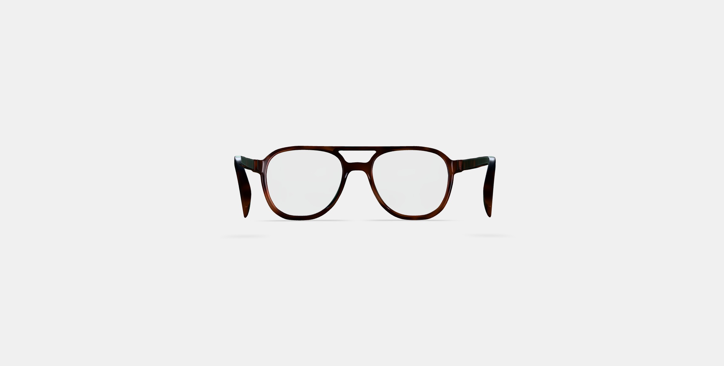 Fielder Eyeglasses in Cognac Tortoise Matte 3D model_14