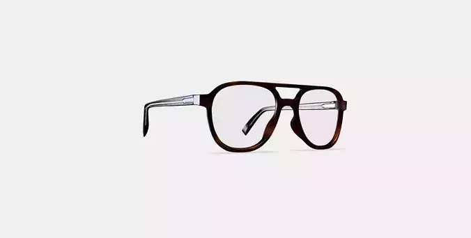 Fielder Eyeglasses in Cognac Tortoise Matte