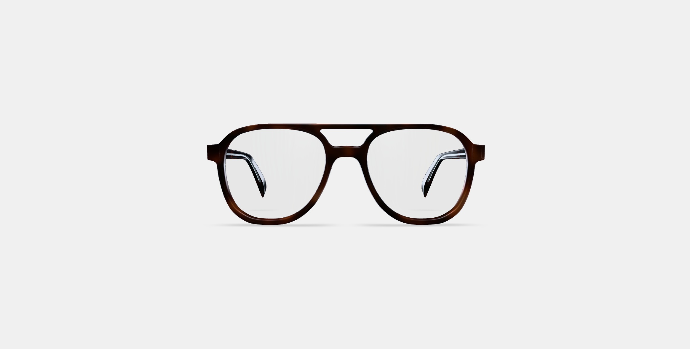 Fielder Eyeglasses in Cognac Tortoise Matte 3D model_10