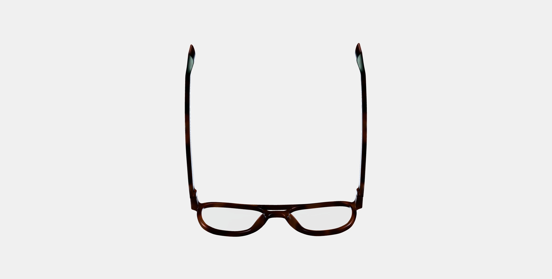 Fielder Eyeglasses in Cognac Tortoise Matte 3D model_7