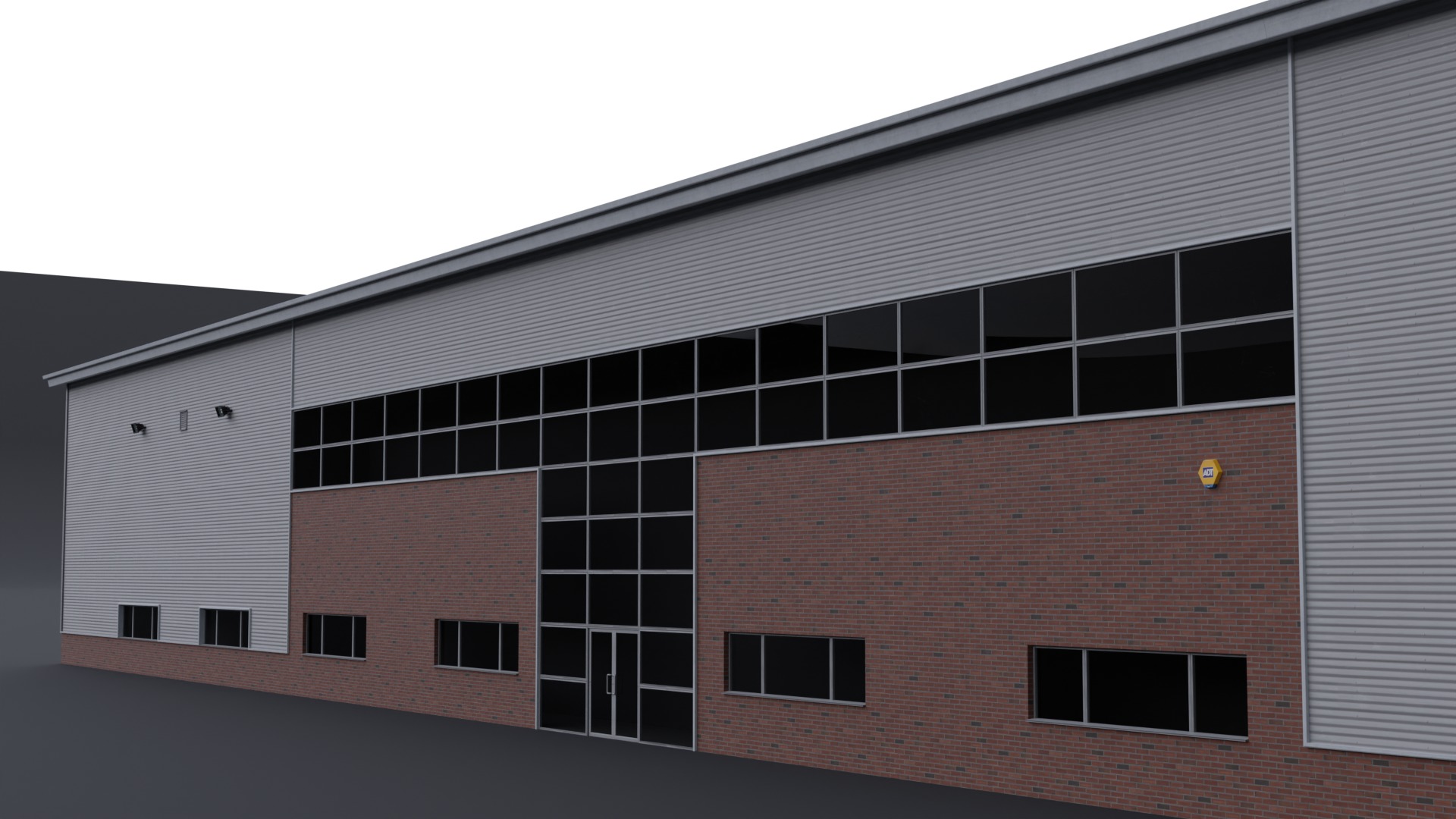 Warehouse 7 Low-poly 3D model_5