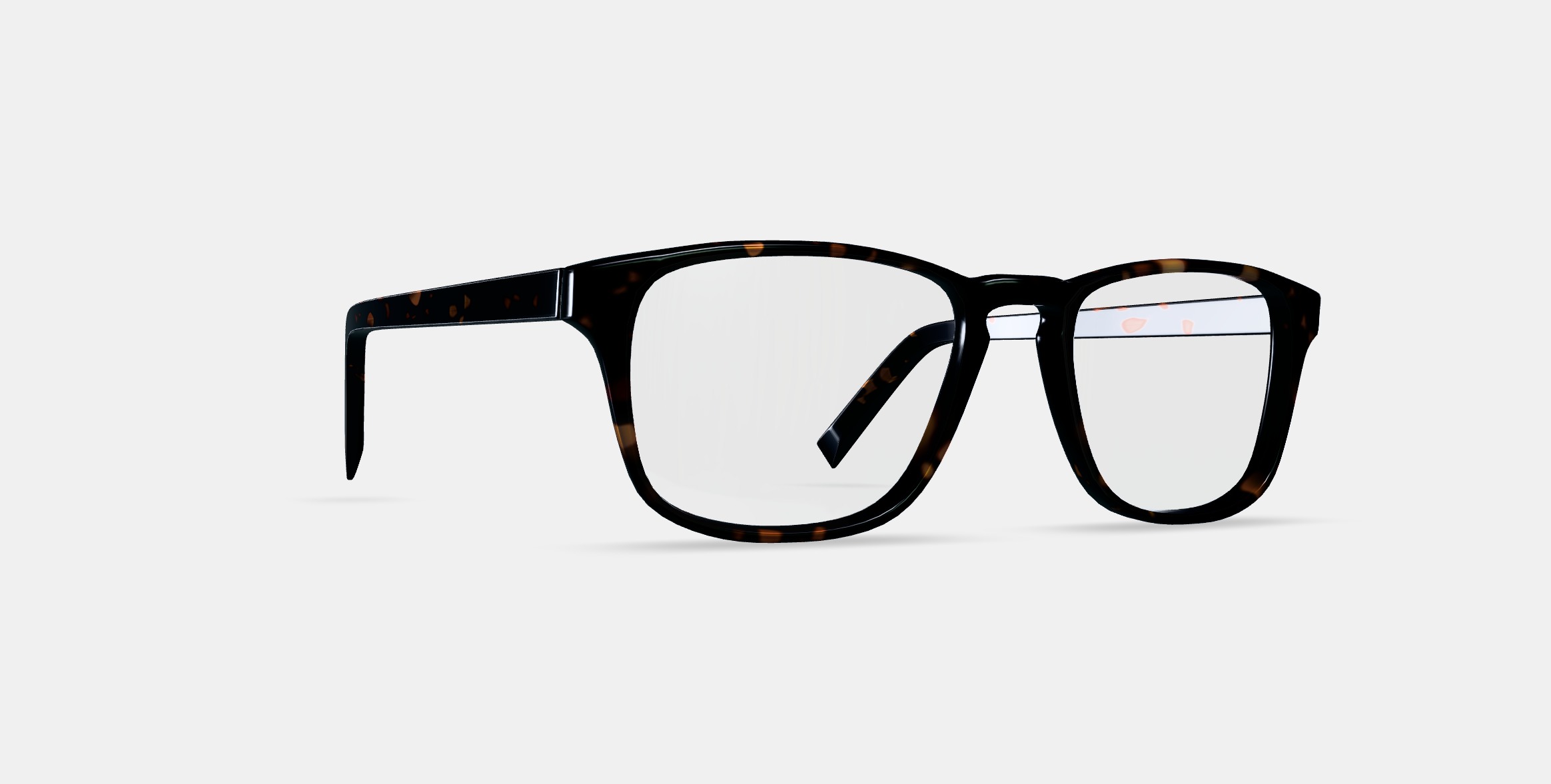 Bensen Eyeglasses in Whiskey Tortoise 3D model_9