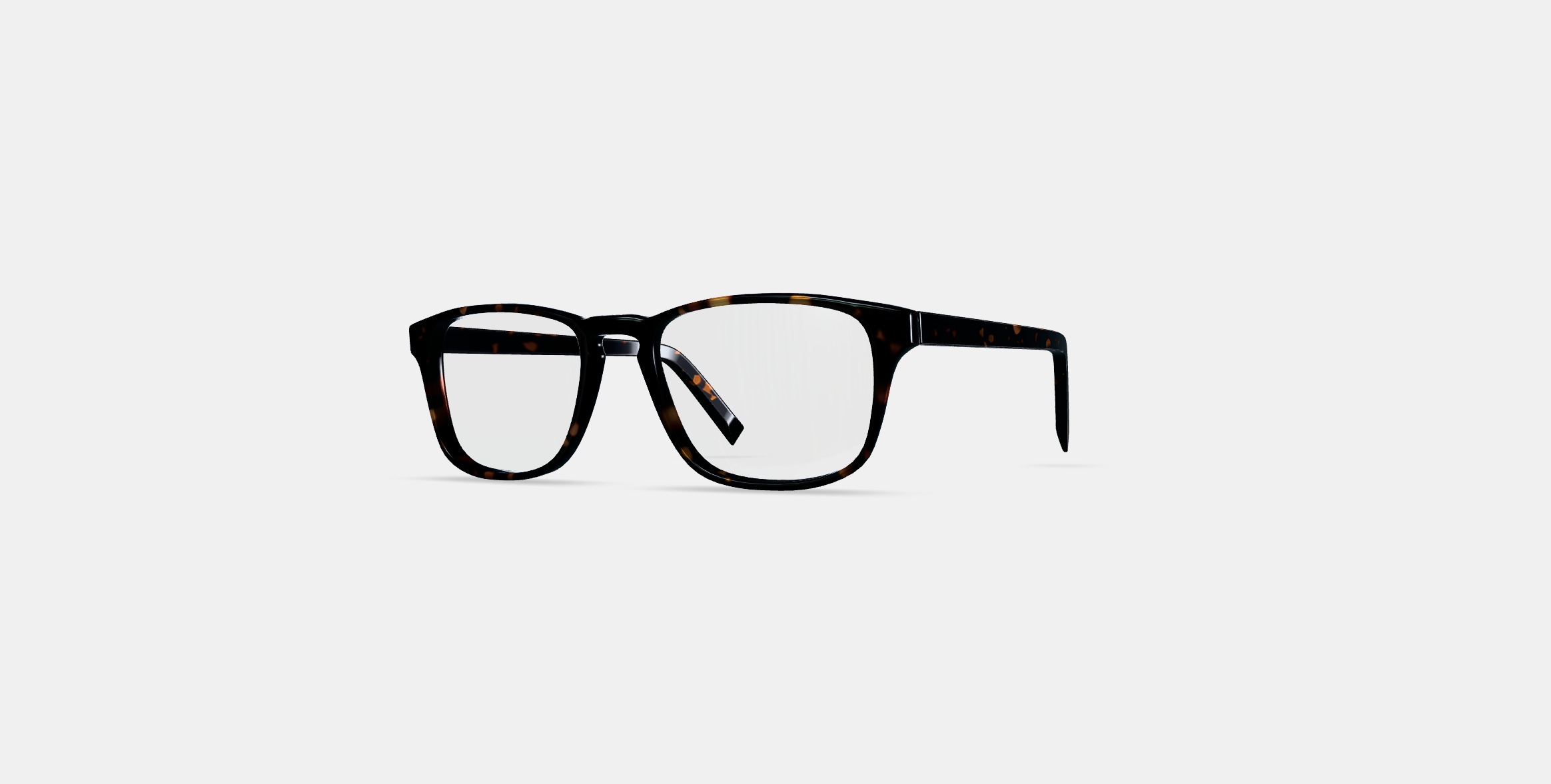 Bensen Eyeglasses in Whiskey Tortoise 3D model_12