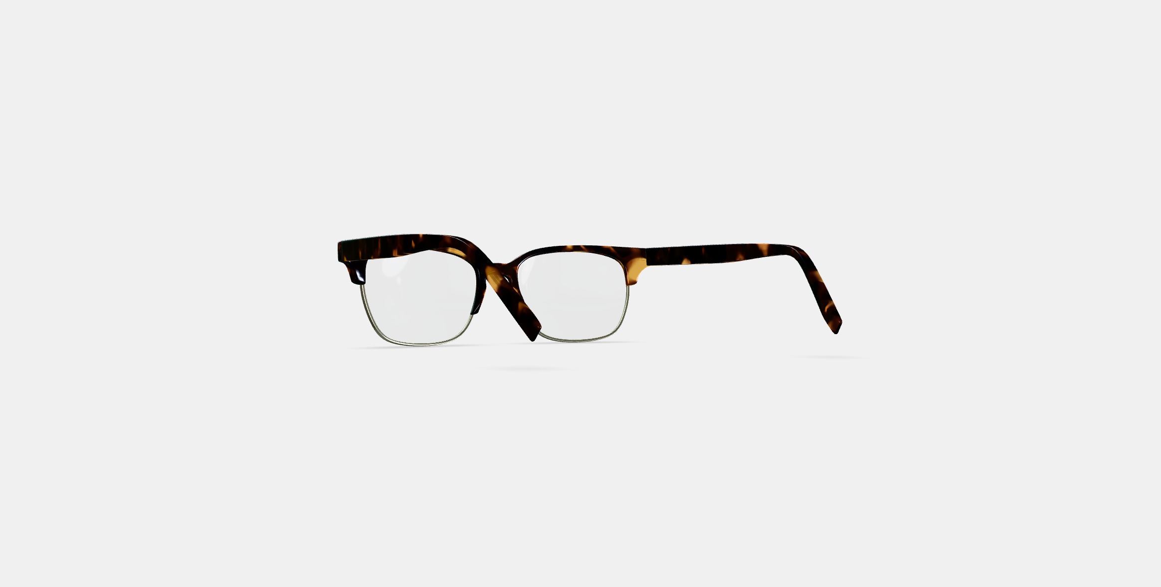 Ames Eyeglasses in Whiskey Tortoise with Riesling 3D model_16