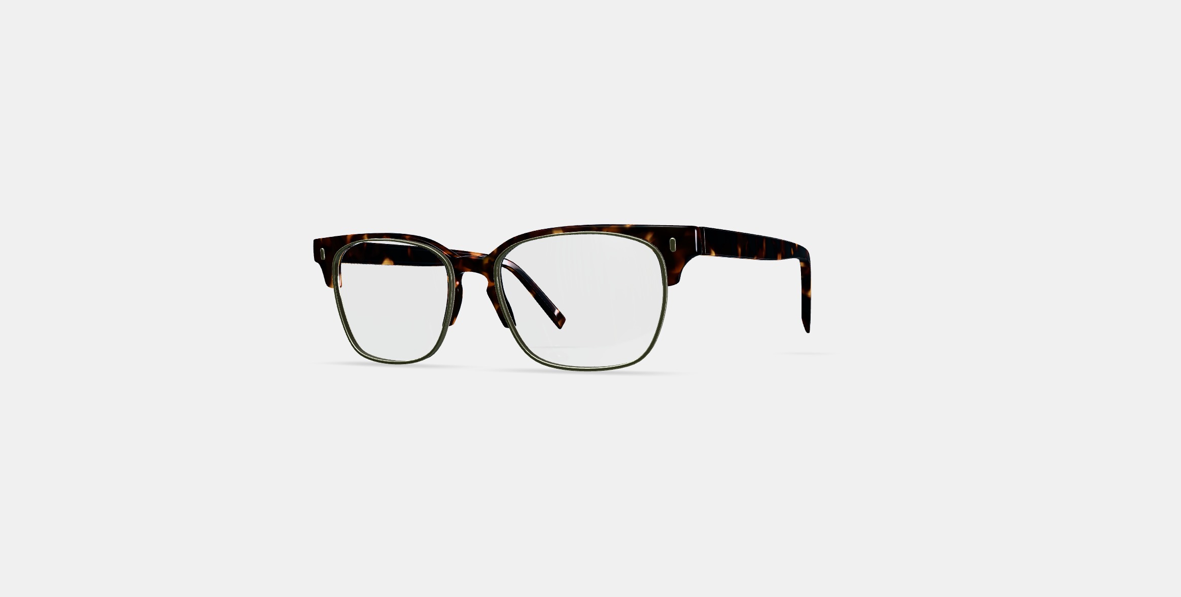 Ames Eyeglasses in Whiskey Tortoise with Riesling 3D model_12