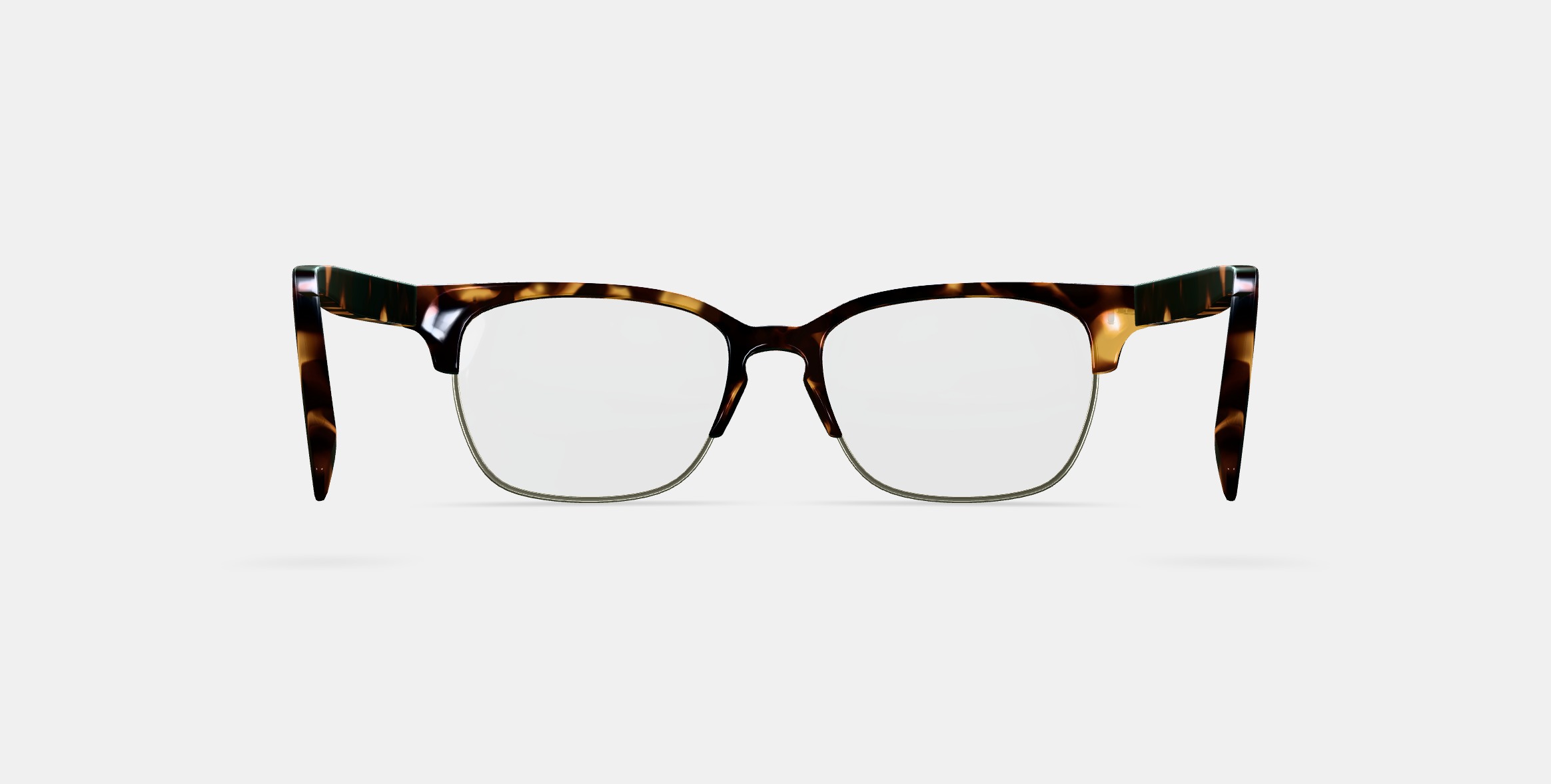 Ames Eyeglasses in Whiskey Tortoise with Riesling 3D model_15