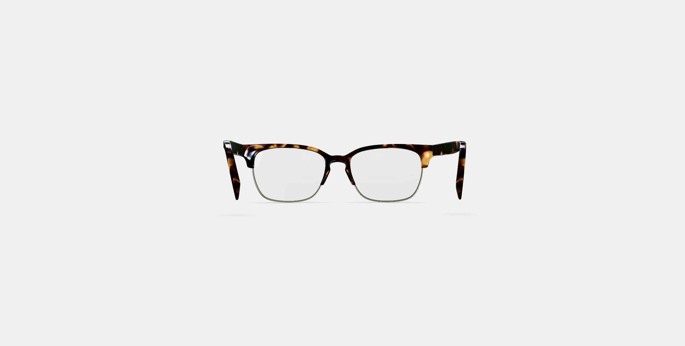 Ames Eyeglasses in Whiskey Tortoise with Riesling 3D model_14