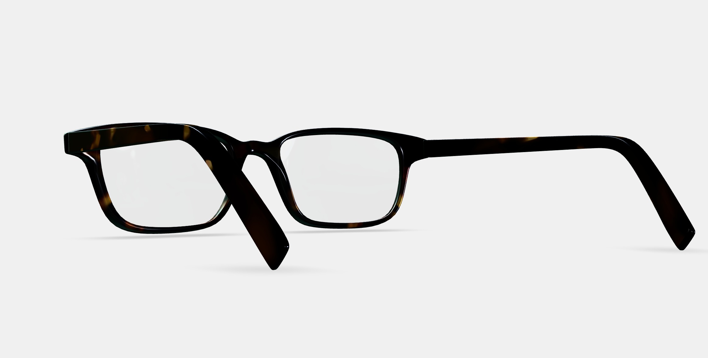 Crane Eyeglasses in Whiskey Tortoise 3D model_2