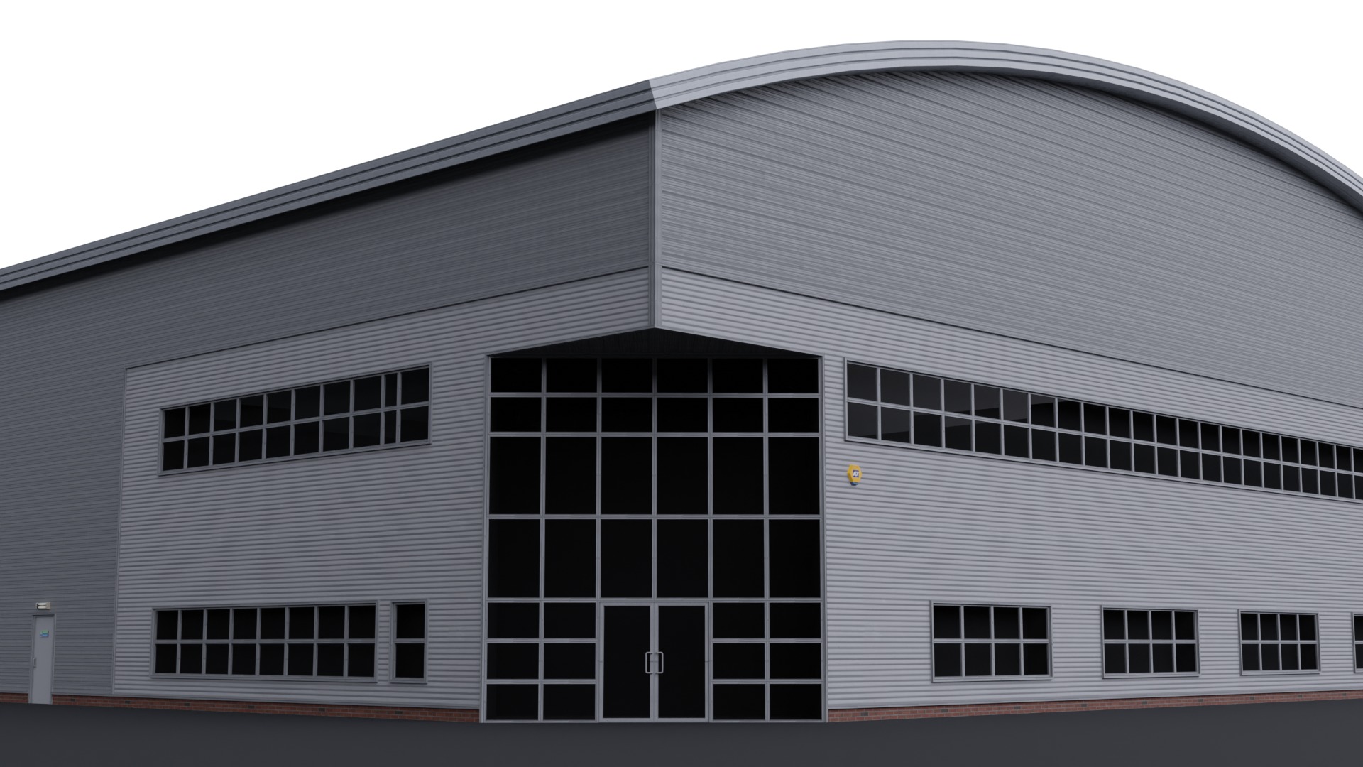 Warehouse 8 Low-poly 3D model_5