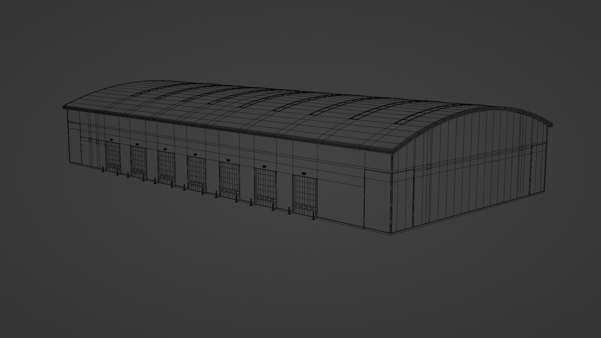 Warehouse 8 Low-poly 3D model_8