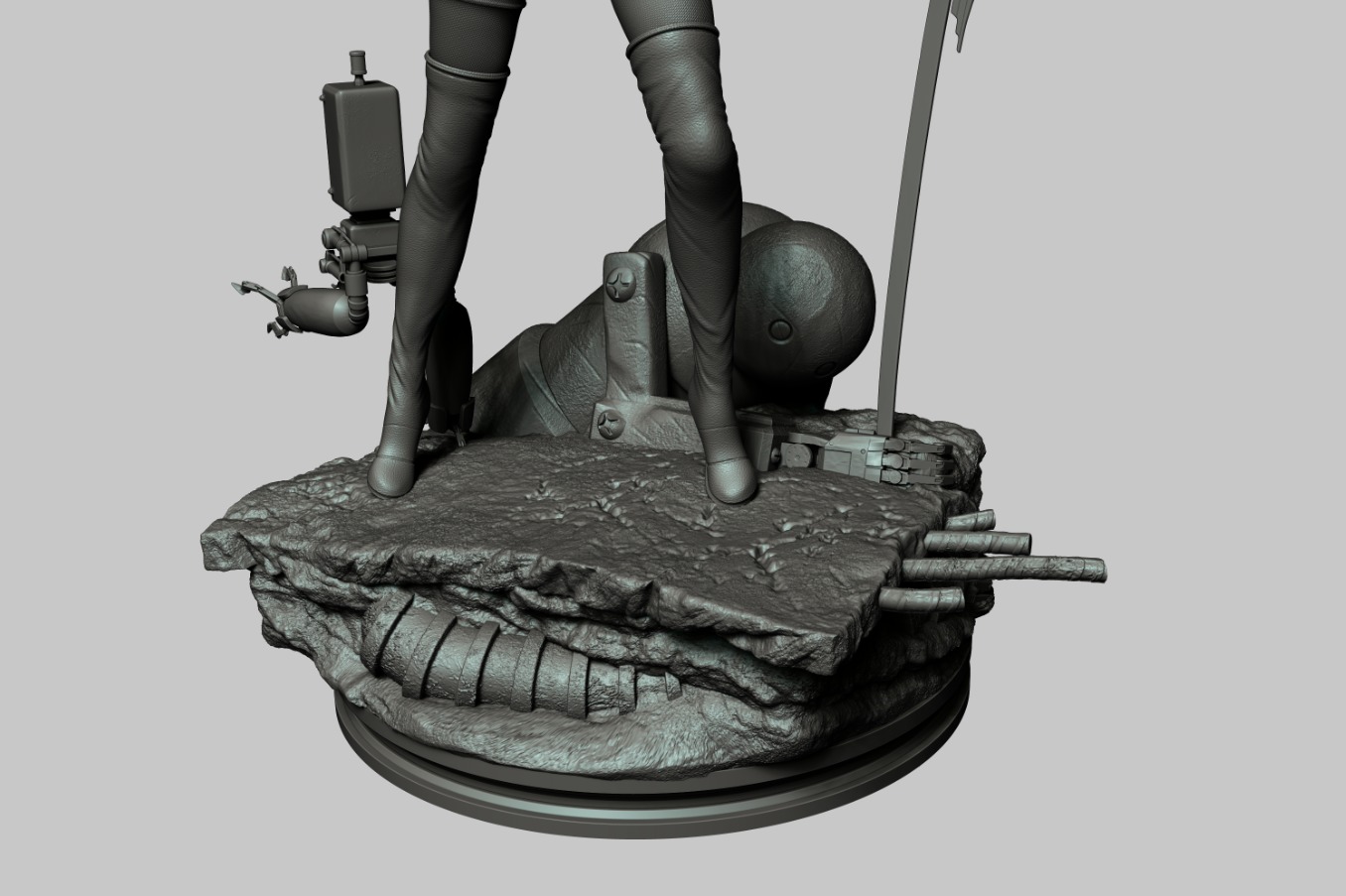 2B - NieR Automata 3D print model_3