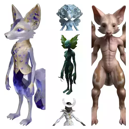 Fantasy Creatures Collection - Mythical Beings Series
