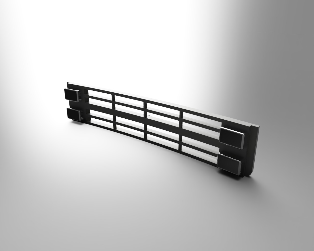 Front grille for Chevy GMC C10 1984 3D print model_3