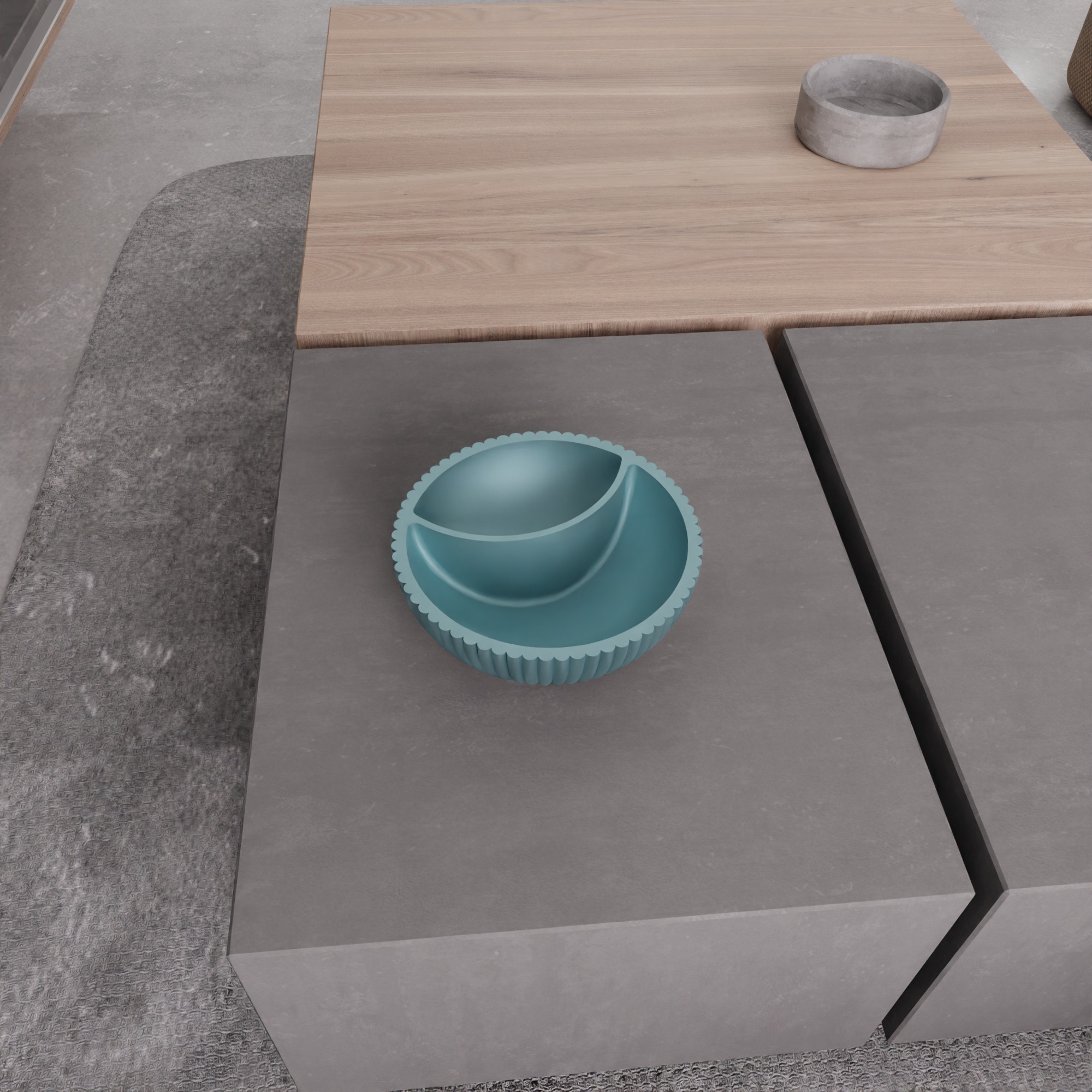 Clay Shape Bowl - 286 3D print model_12