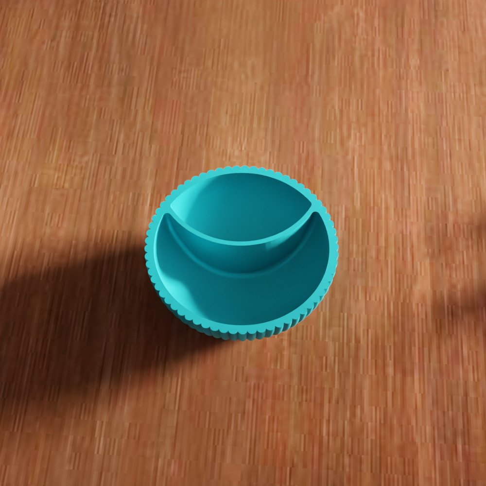 Clay Shape Bowl - 286 3D print model_7