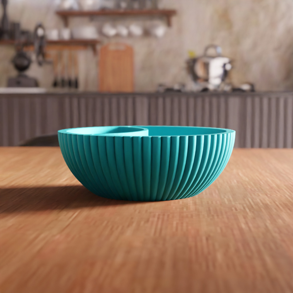 Clay Shape Bowl - 286 3D print model_5
