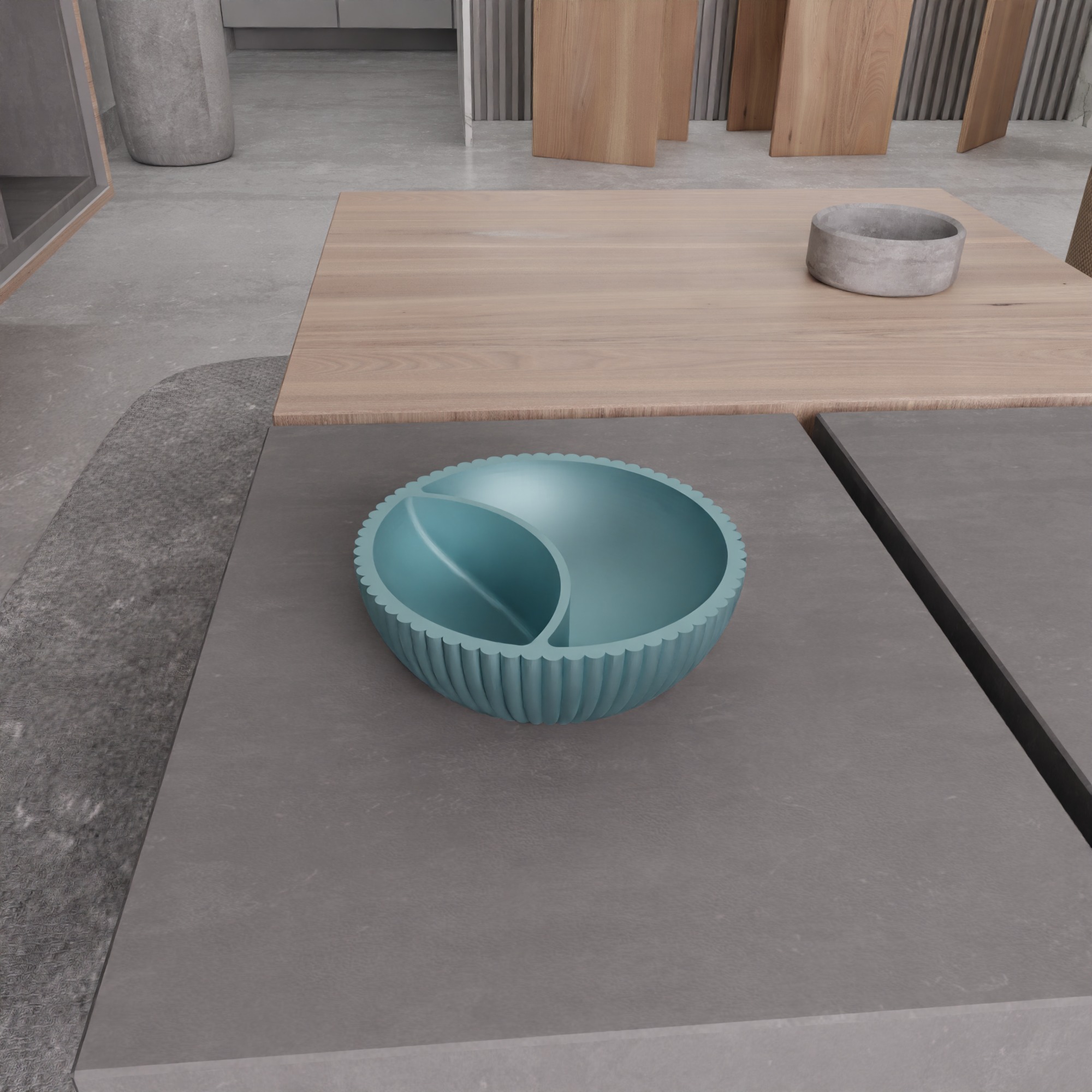 Clay Shape Bowl - 286 3D print model_11