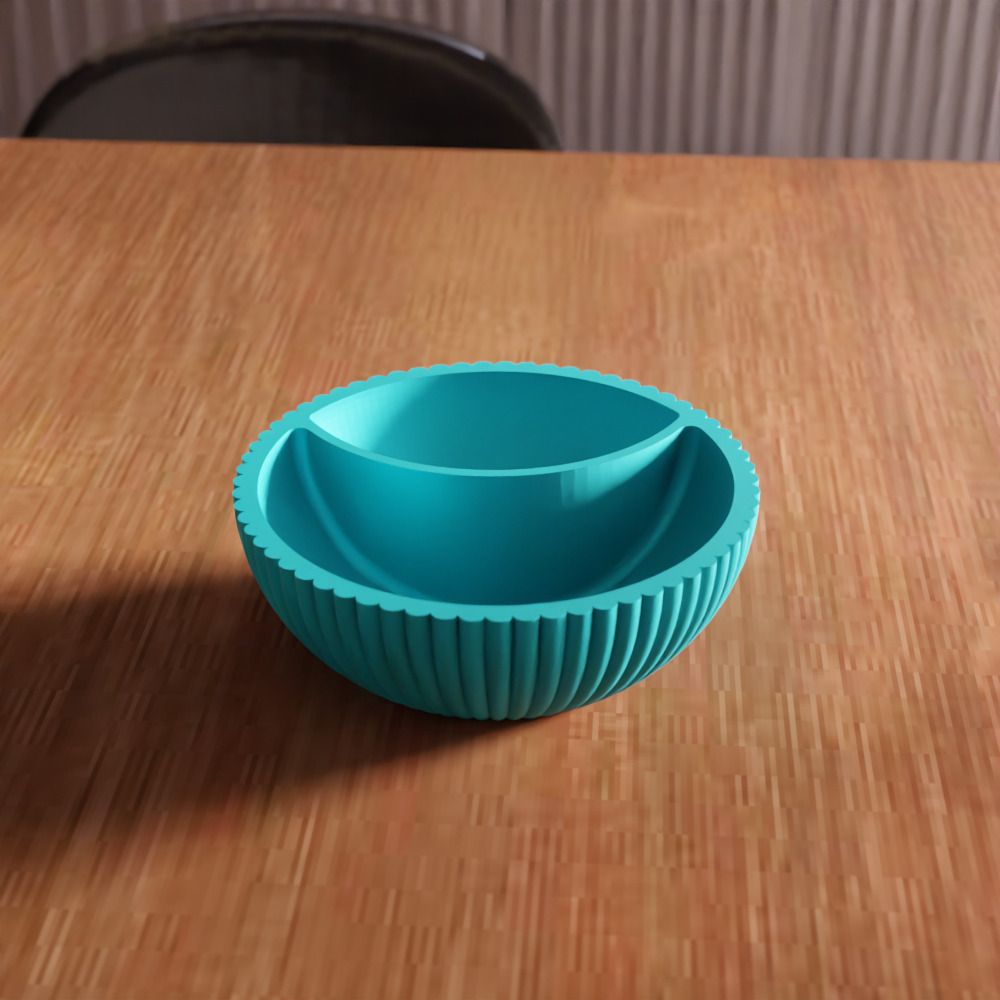 Clay Shape Bowl - 286 3D print model_6