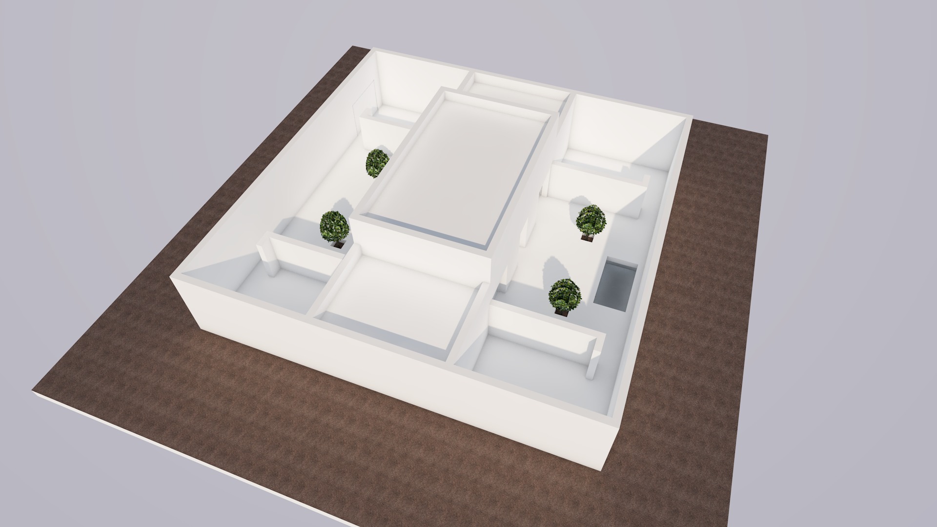 Gaspar House  Low-poly 3D model_2