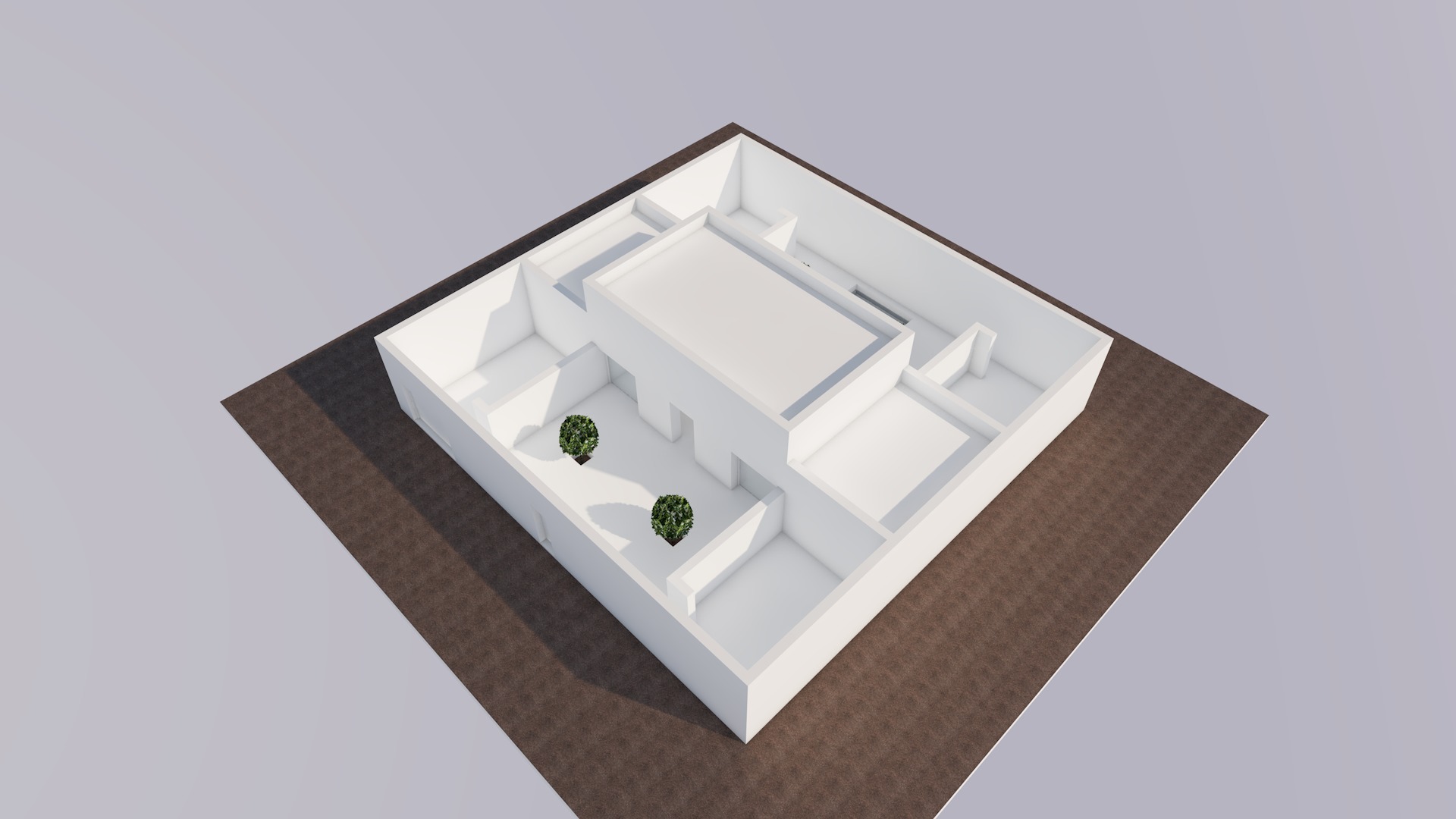 Gaspar House  Low-poly 3D model_3