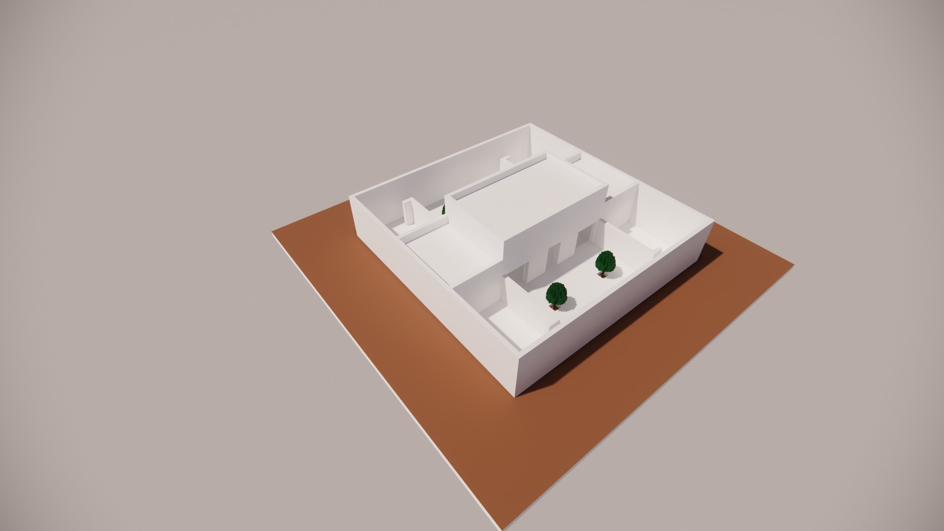 Gaspar House  Low-poly 3D model_4