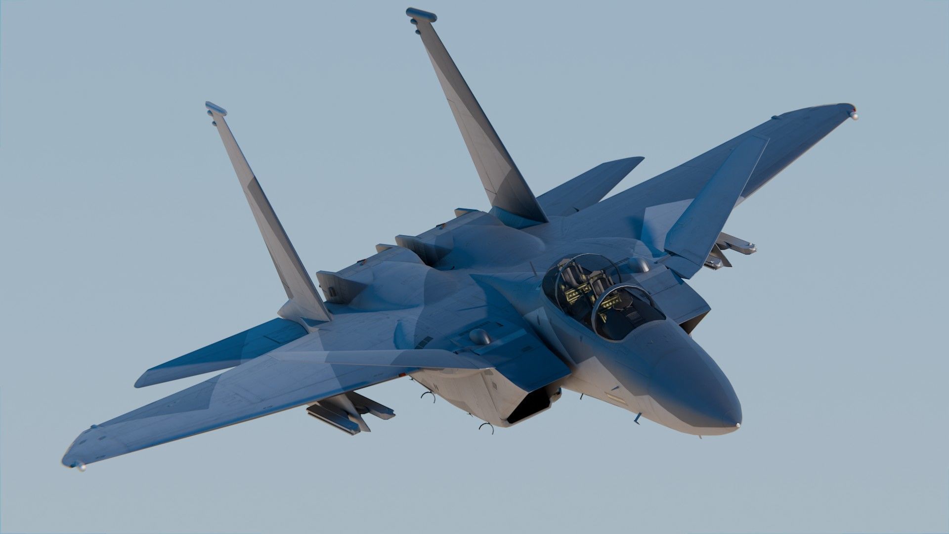 McDonnell Douglas F-15 STOL MTD 3D model_2